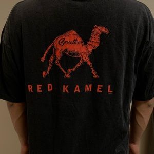 Red kamel cigarettes tee